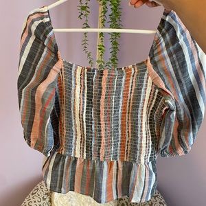 Francesca’s top-worn once